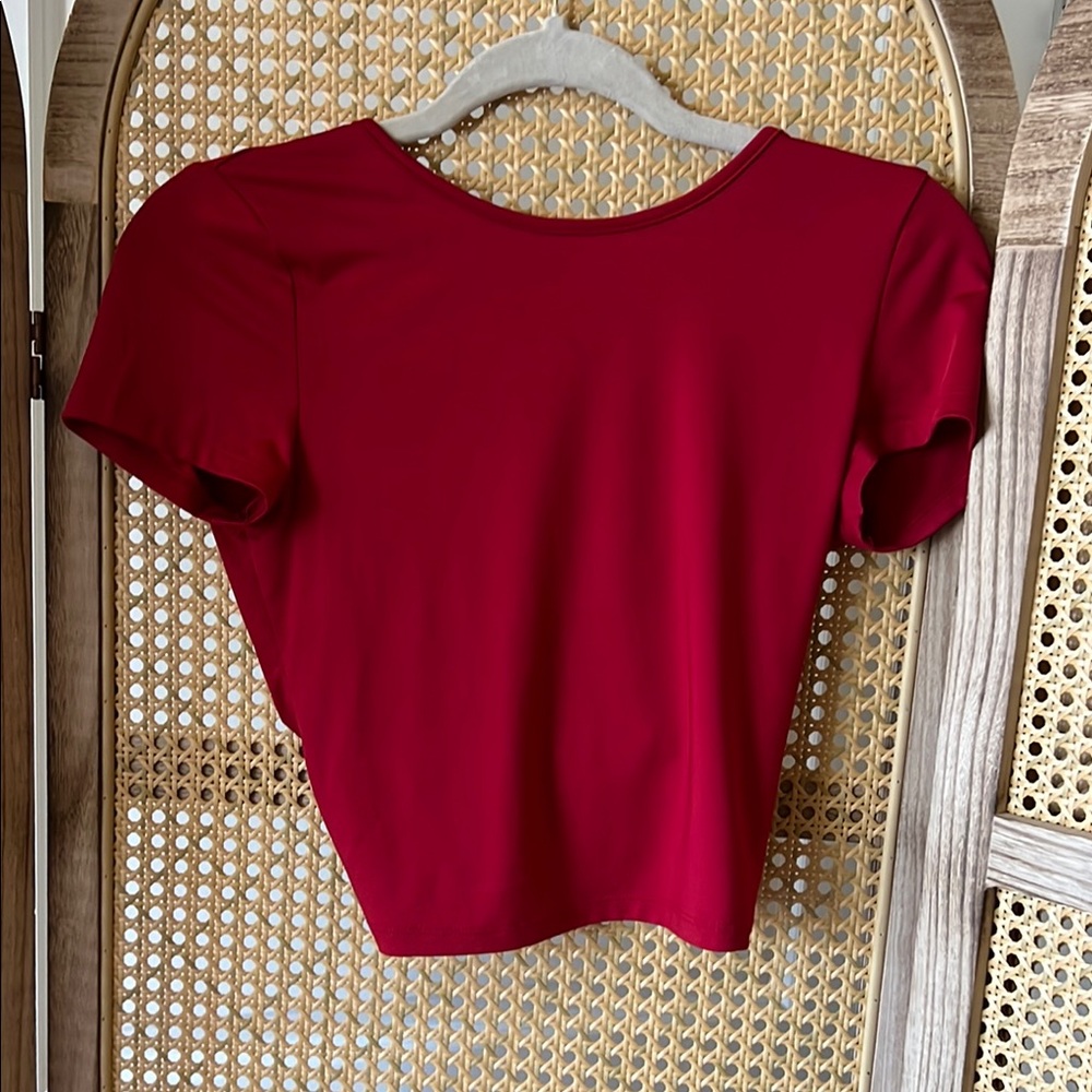 Elegant Red Women's Top
